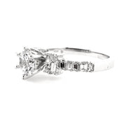 White Gold Diamond Engagement Ring