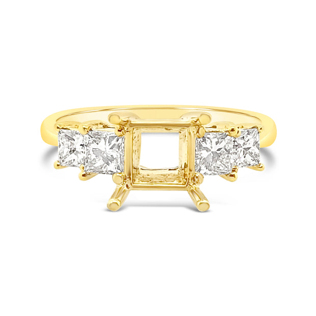 Yellow Gold Diamond Engagement Ring