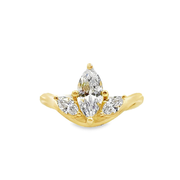 Padis Classique Diamond Crown Fashion Ring