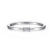 GABRIEL & CO "Stackable" Wedding Band