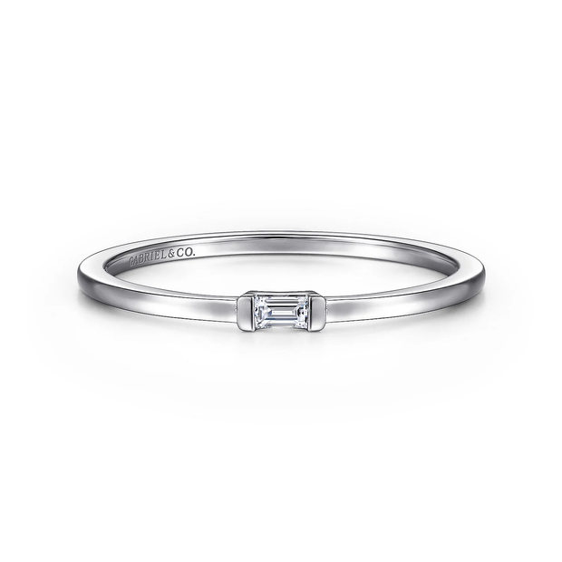 GABRIEL & CO "Stackable" Wedding Band