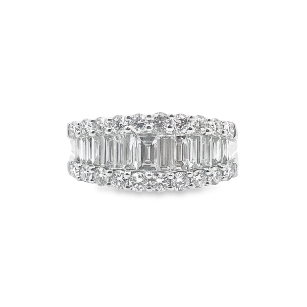 White Gold Diamond Fashion Band