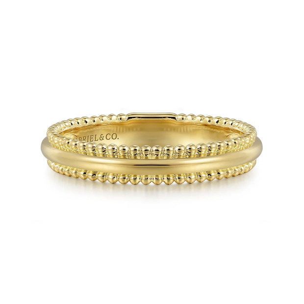 GABRIEL & CO "Stackable" Wedding Band