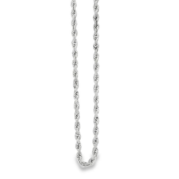 White Gold Rope Chain