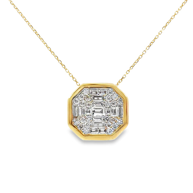 Yellow Gold Diamond Fashion Necklace