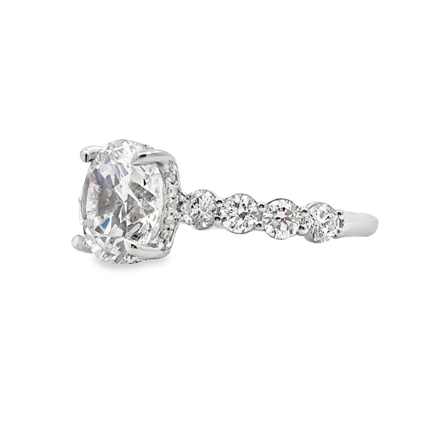 A. JAFFE Diamond Engagement Ring