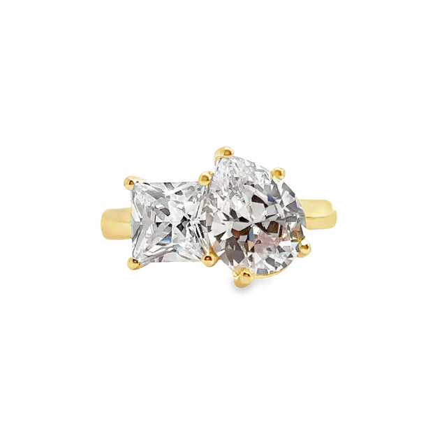 Padis Classique Dual Stone Engagement Ring