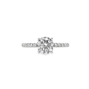 Lab Grown White Gold Diamond Engagement Ring