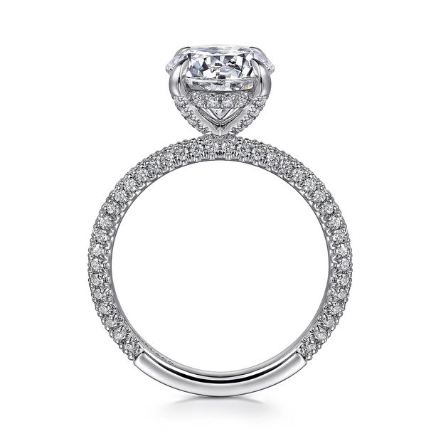 GABRIEL & CO "Contemporary" Engagement Ring