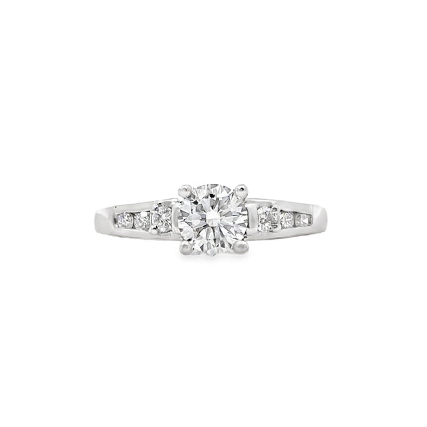 Lab Grown Platinum Diamond Engagement Ring