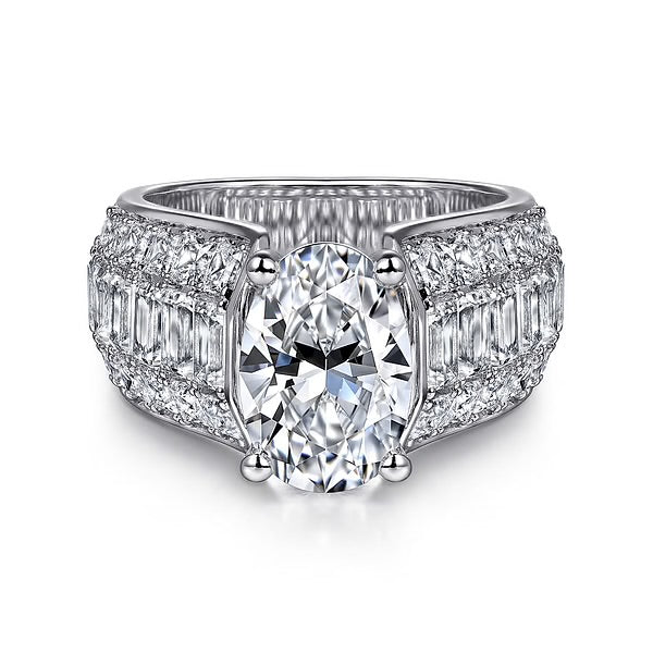 GABIREL & CO "Contemporary" Engagement Ring