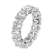 Lab Grown White Gold Diamond Eternity Band