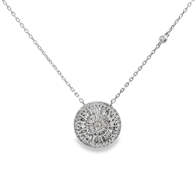 White Gold Diamond Fashion Necklace