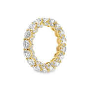 Lab Grown Yellow Gold Diamond Eternity Band