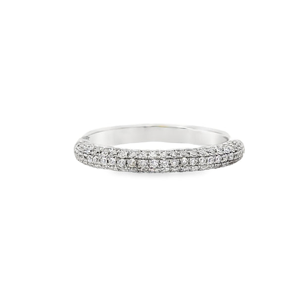 White Gold Diamond Wedding Band