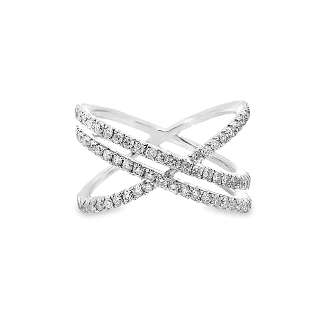 White Gold Diamond Fashion Ring