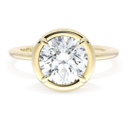 Tacori "Founder's Crescent" Engagement Ring