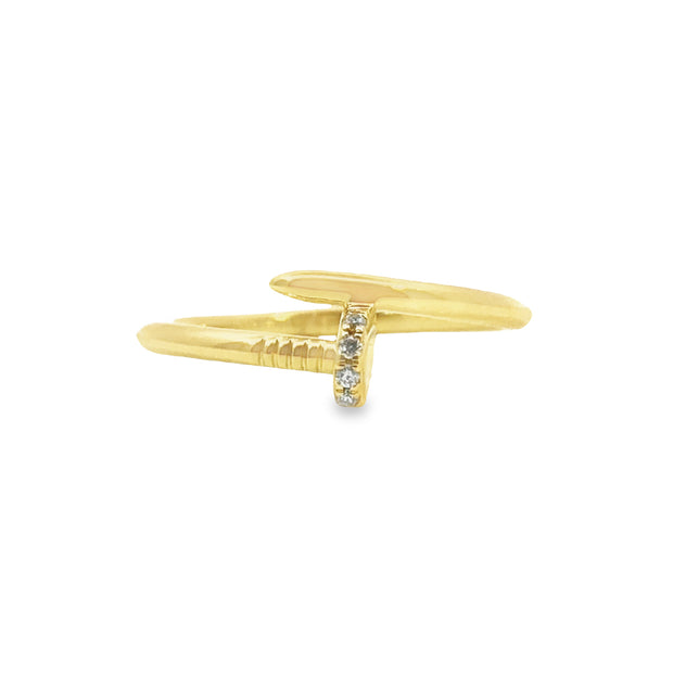 Yellow Gold Diamond Fashion Ring