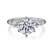 GABRIEL & CO "Starlight" Engagement Ring