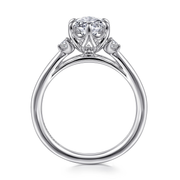 GABRIEL & CO "Contemporary" Engagement Ring