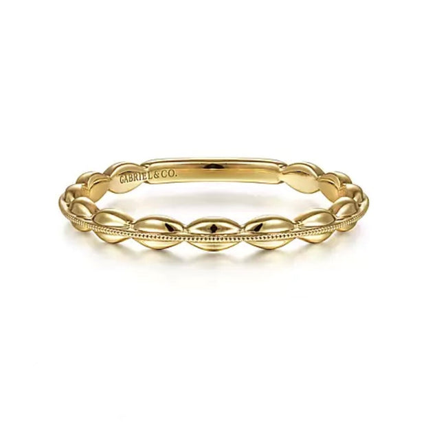 GABRIEL & CO "Stackable" Wedding Band