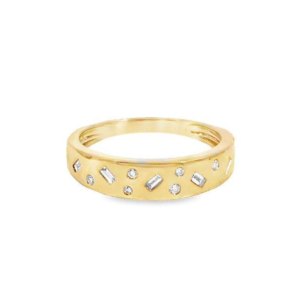 Yellow Gold Diamond Fashion Band