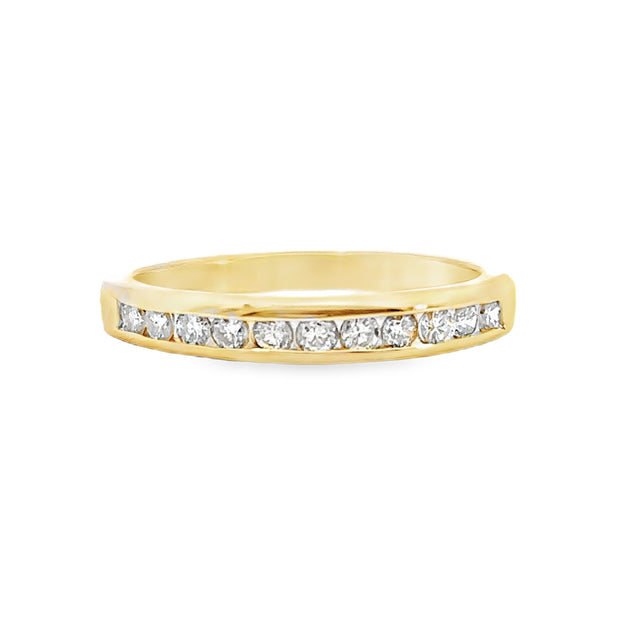 Yellow Gold Diamond Wedding Band