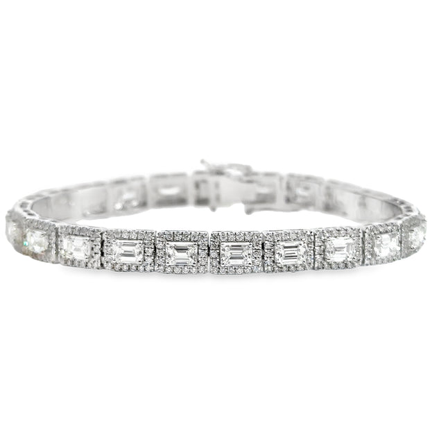 White Gold Diamond Fashion Bracelet