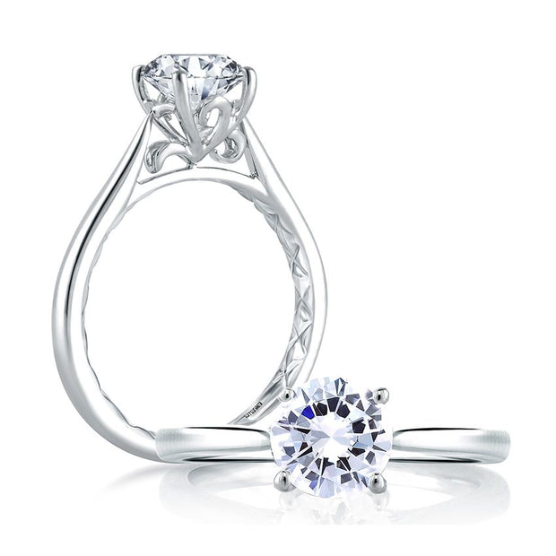 A. JAFFE Solitaire Engagement Ring