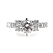 White Gold Diamond Engagement Ring