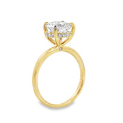 Yellow Gold Halo Engagement Ring