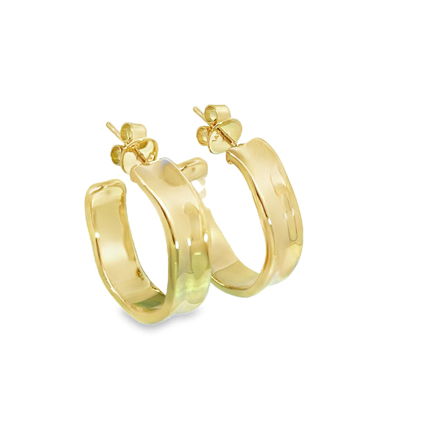 Yellow Gold Hoop Earrings