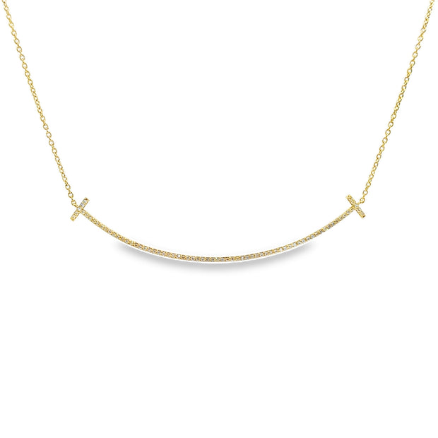 Yellow Gold Diamond Fashion Necklace