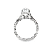 Lab Grown White Gold Diamond Engagement Ring