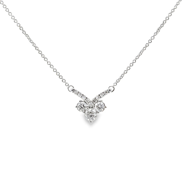 White Gold Diamond Fashion Necklace