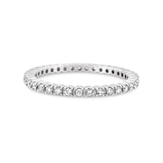 White Gold Diamond Eternity Band