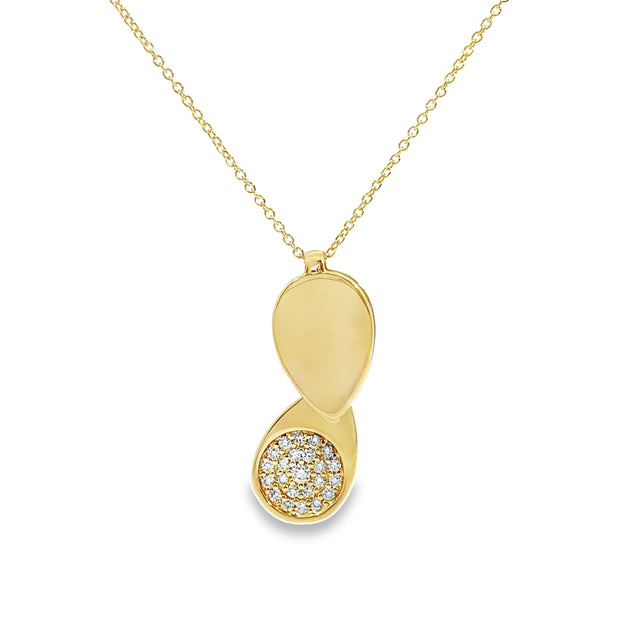 Yellow Gold Diamond Fashion Pendant