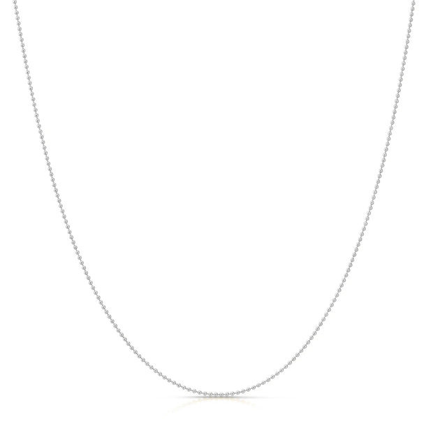 White Gold Bead Chain