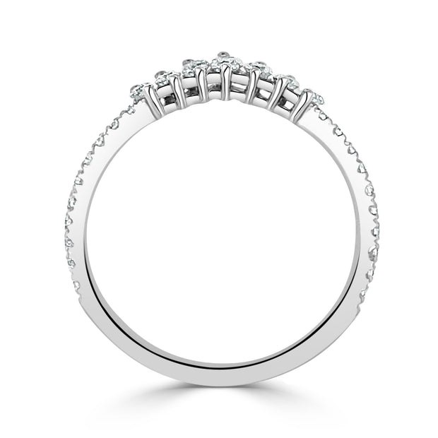 IMAGINE Diamond Curved Wedding Band