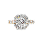 Christopher Designs Halo Engagement Ring