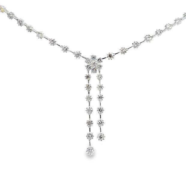 White Gold Diamond Fashion Necklace