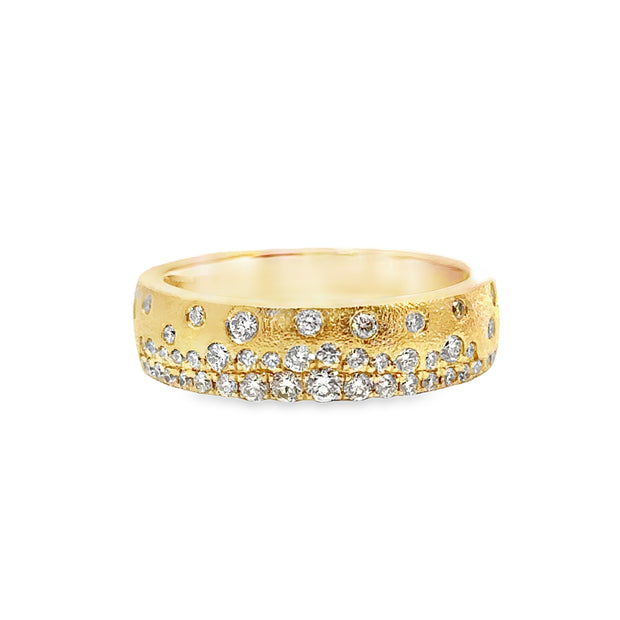 Yellow Gold Diamond Fashion Band