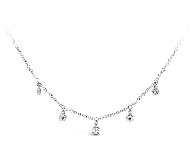 White Gold Diamond Fashion Necklace