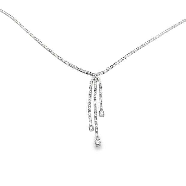 White Gold Diamond Fashion Necklace