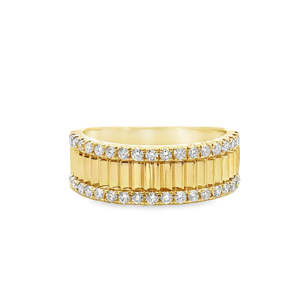 Yellow Gold Diamond Fashion Band