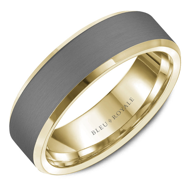 Bleu Royale "Tantalum" Men's Wedding Band