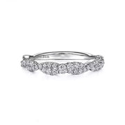 GABRIEL & CO "Stackable" Wedding Band