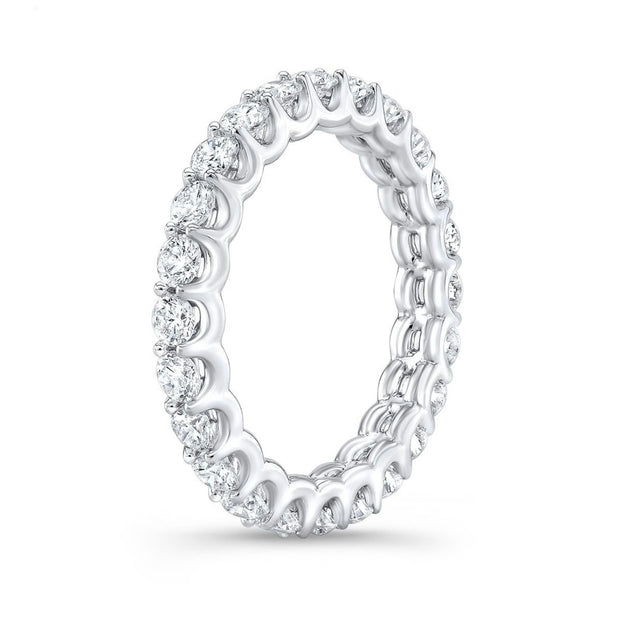 Lab Grown White Gold Diamond Eternity Band