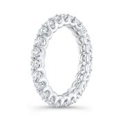 Lab Grown White Gold Diamond Eternity Band