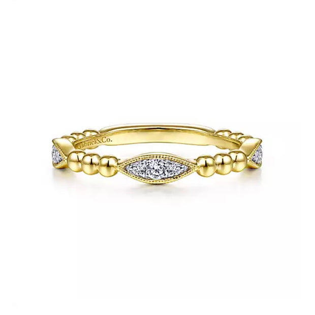 GABRIEL & CO "Stackable" Wedding Band